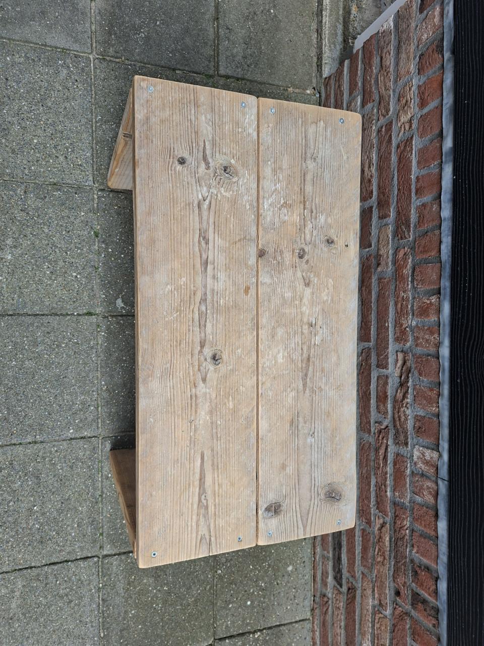 Bureautje van steigerhout