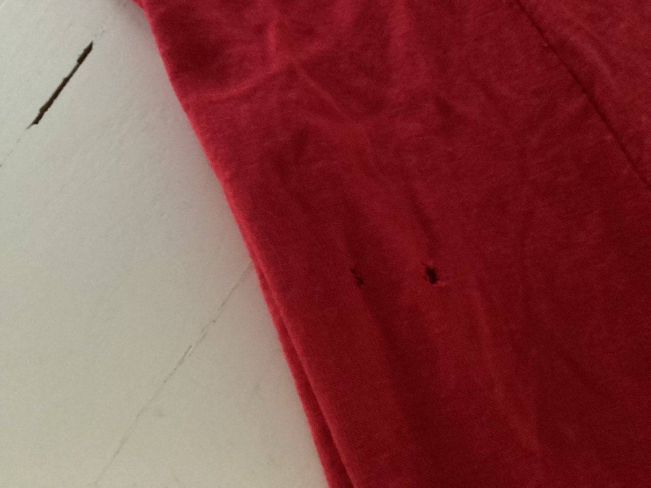 Anna scott tuniek maat XL klein gaatje in de mouw bijna niet te zien