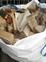 Haardhout, gekliefd, droog in bigbag te koop