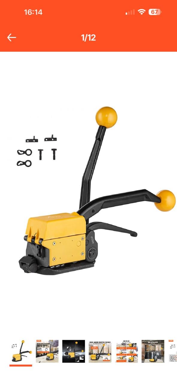 Nieuw Zegelloos Staalband apparaat  met nieuw