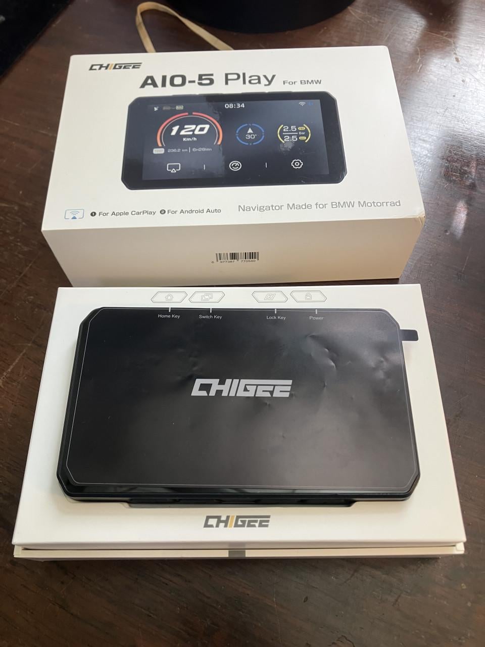 Chigee AIO-5 Play for BMW in nieuwstaat carplay en android auto +wonderwiel