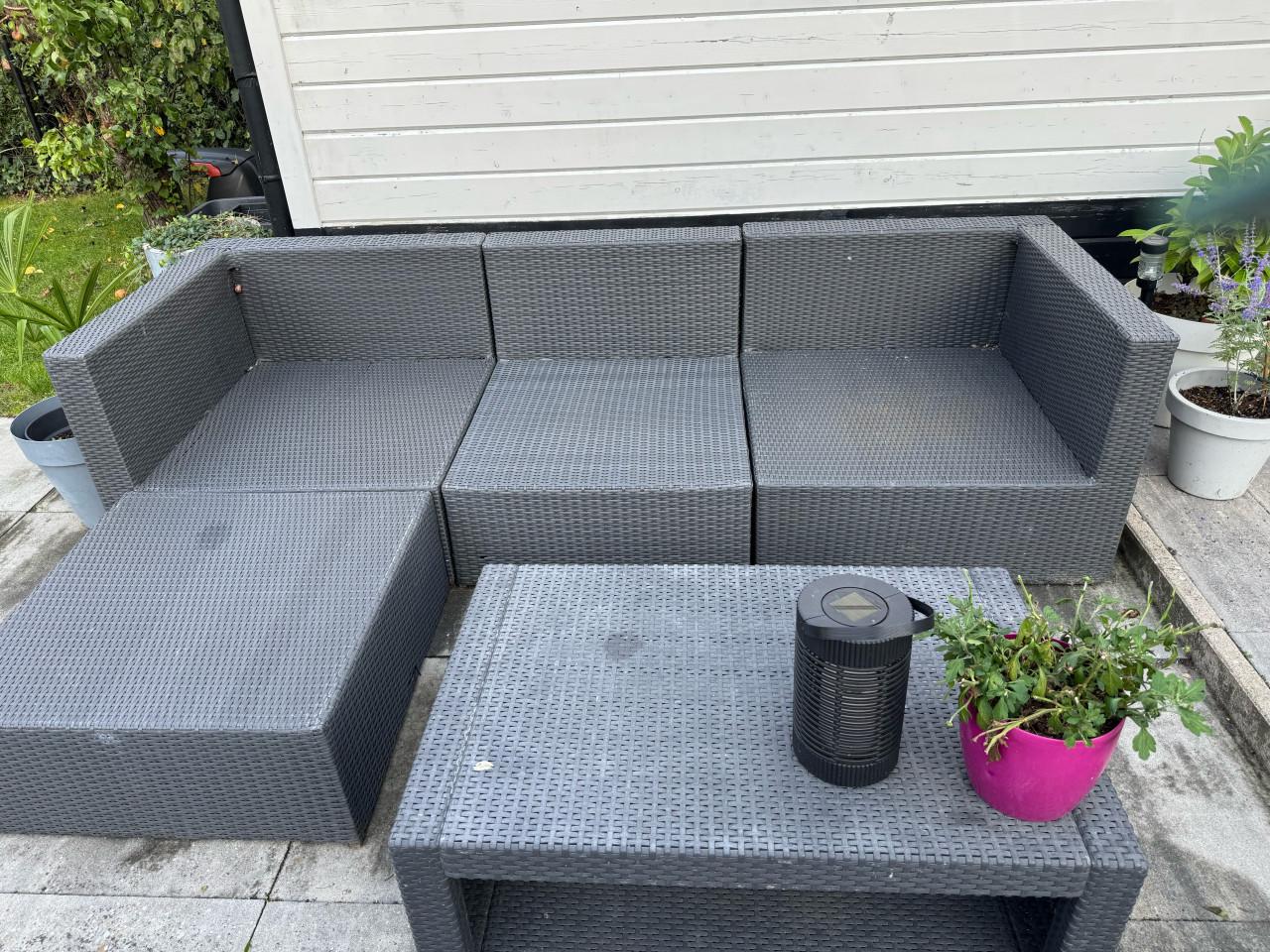 Tuinset met kussens