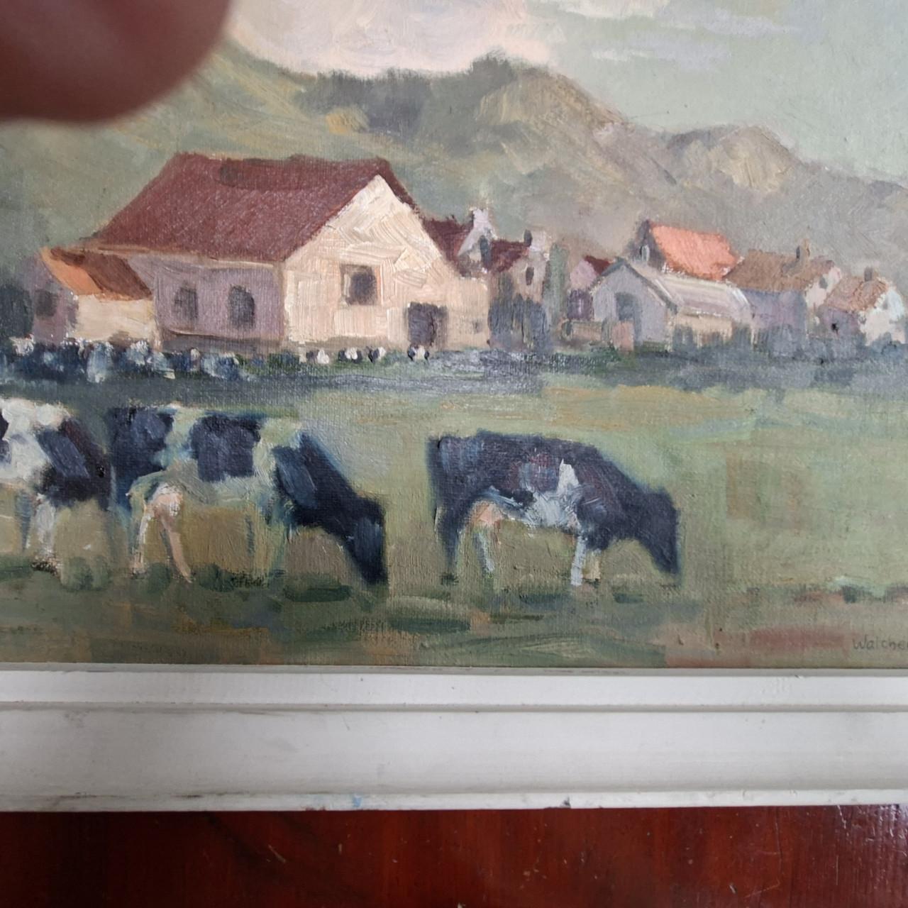 Grazende koeien Ad.Cornelissen( 1918-2002)