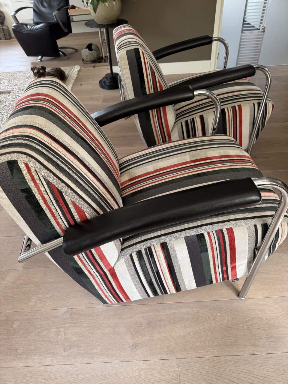 2 mooie Scylla stoelen van Leolux te koop