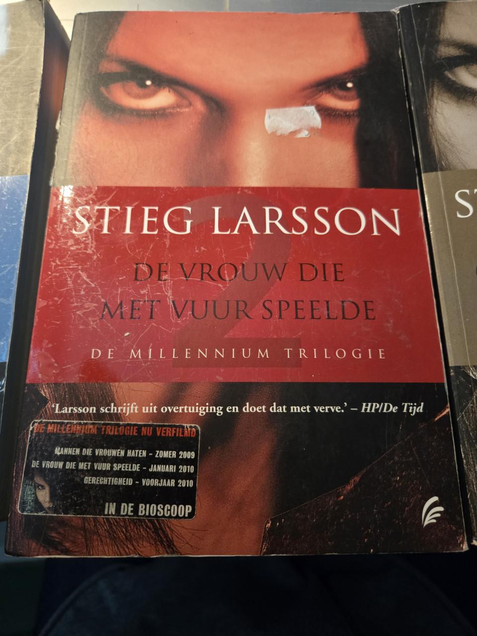 Millennium Trilogie van auteur Stieg Larsson.