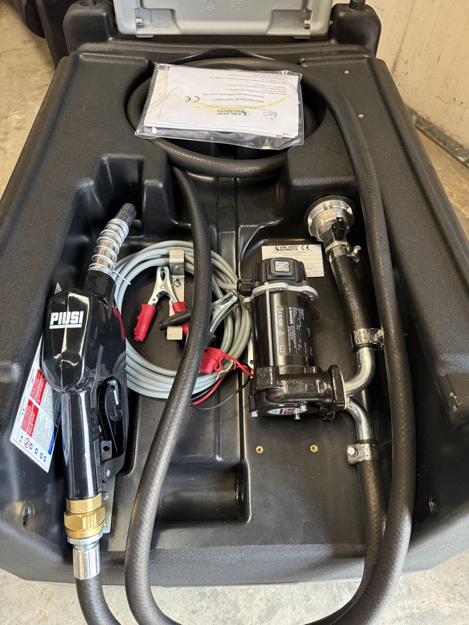 Dieseltank 220 liter mobiel Emiliana Serbatoi (nieuw)