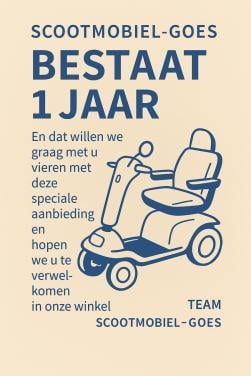 Scootmobiel-Goes viert haar jubileum!