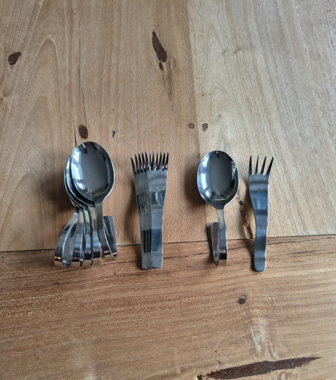 Set Amuse Lepels met Vorkjes