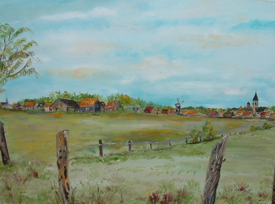 Veere  olie verf  div schilderijen