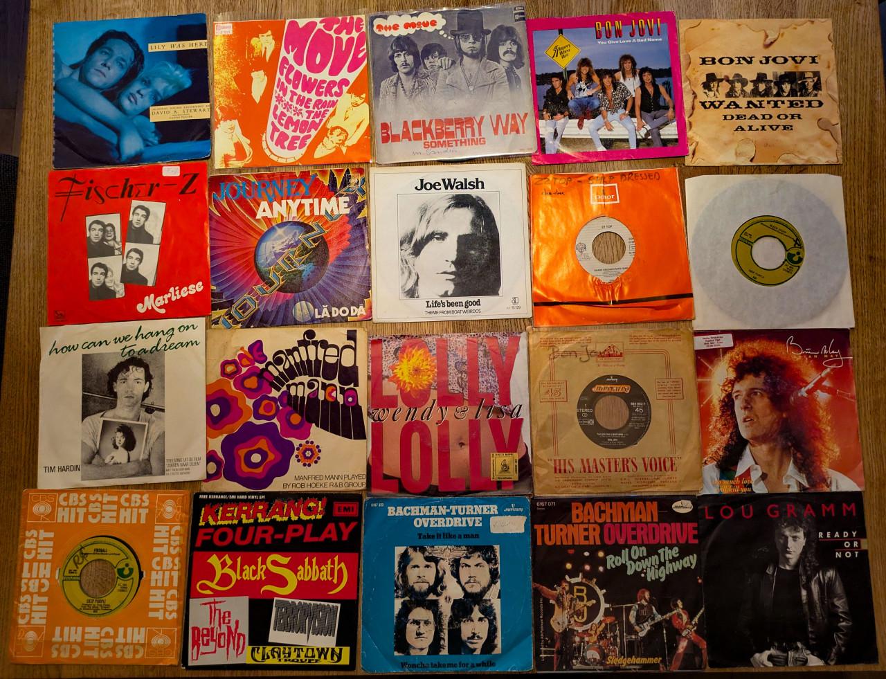 Partij 125 Vinyl Singles (70s/80s Pop, Rock & Hardrock)