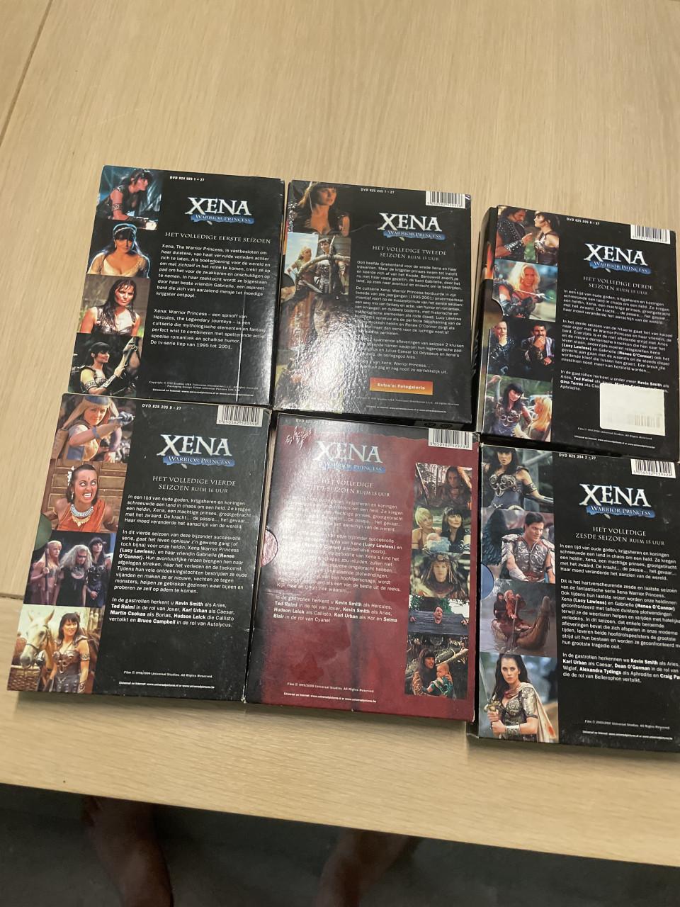 DVD box Xena warrior prinses Deel één twee drie vier vijf zes