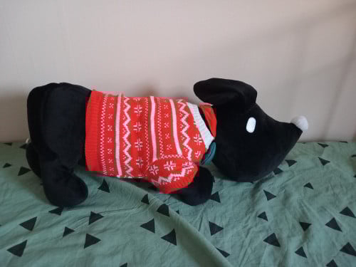 Takkie knuffel met kersttrui