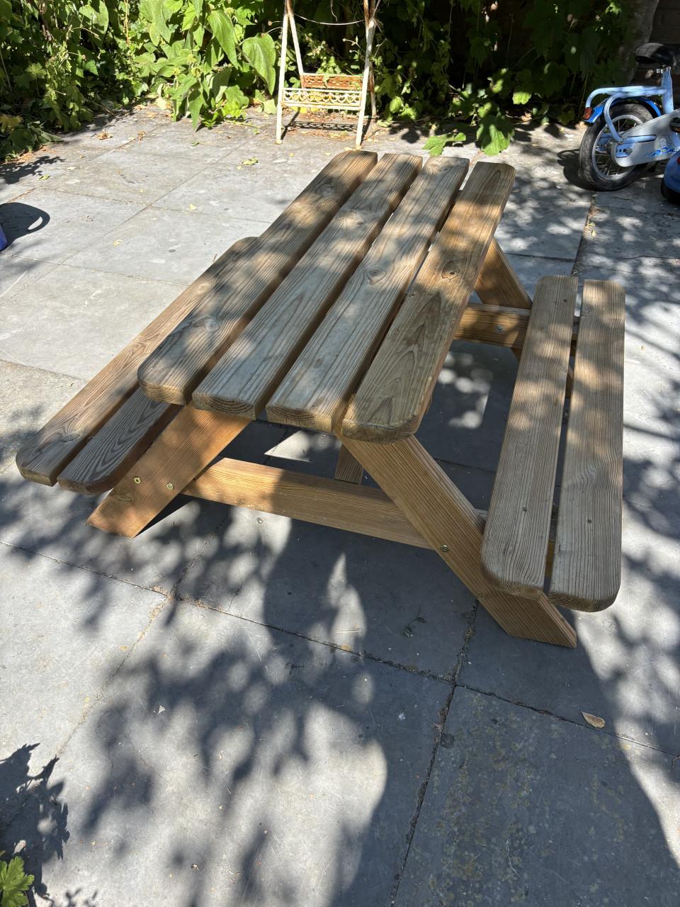 Robuste kinder picknick tafel