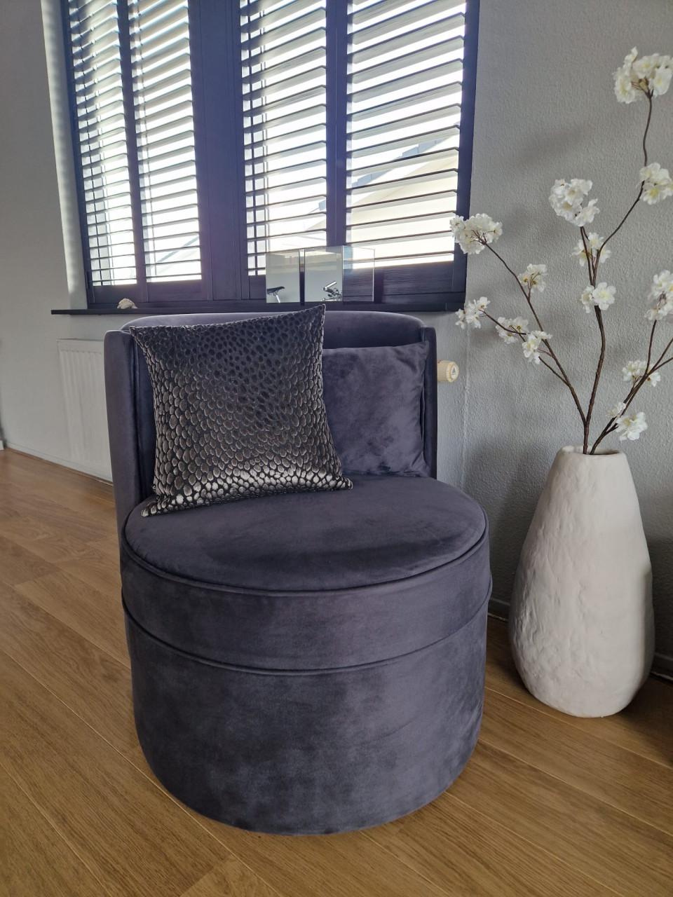 Schitterende Velvet fauteuil te koop