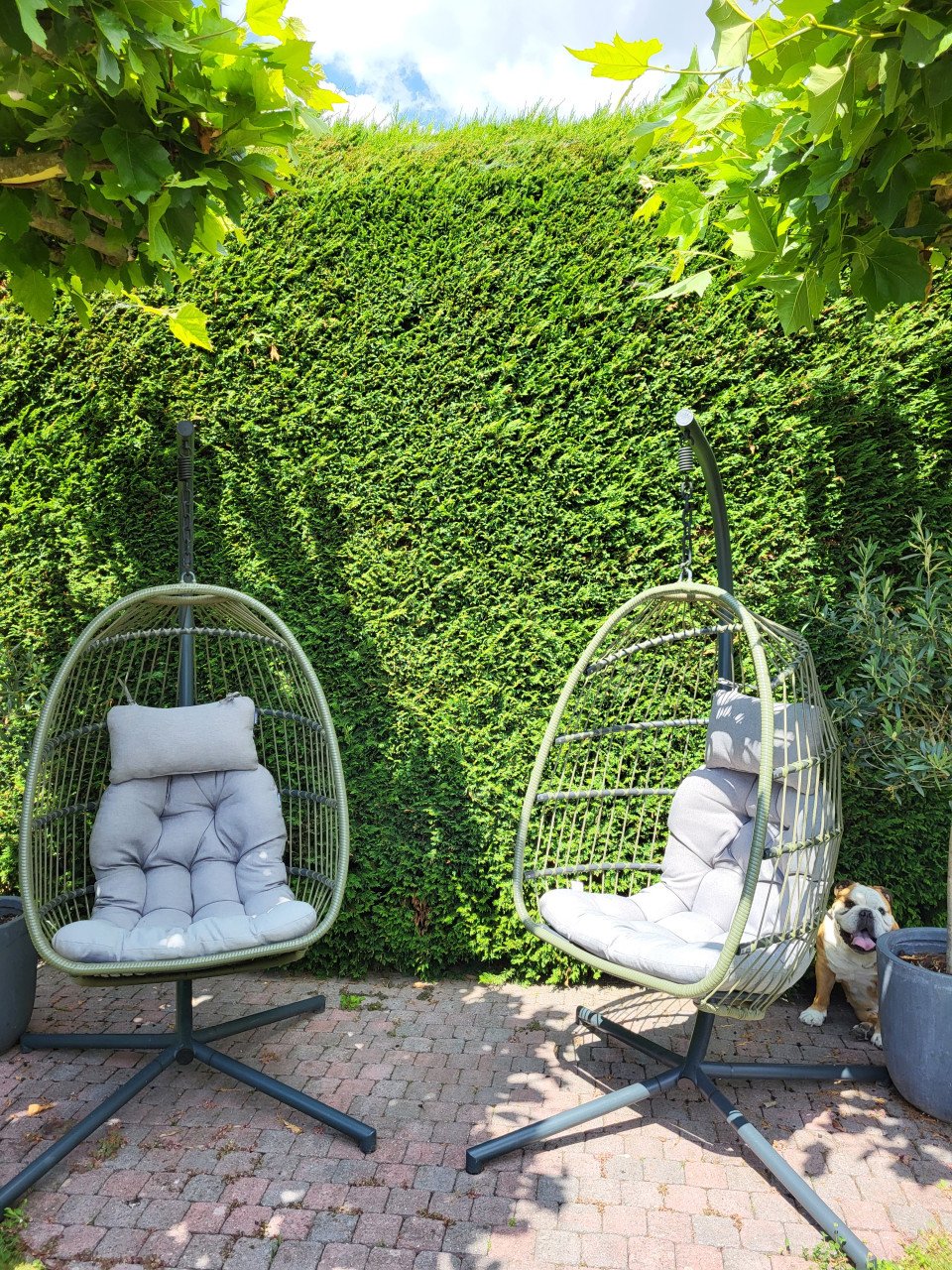 Opvouwbare hangstoelen
