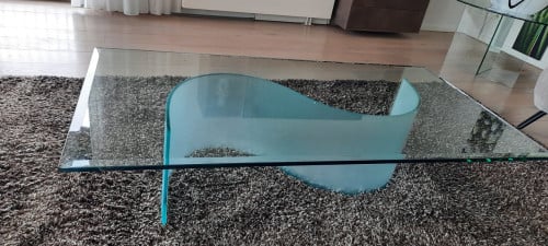 Glazen salontafel