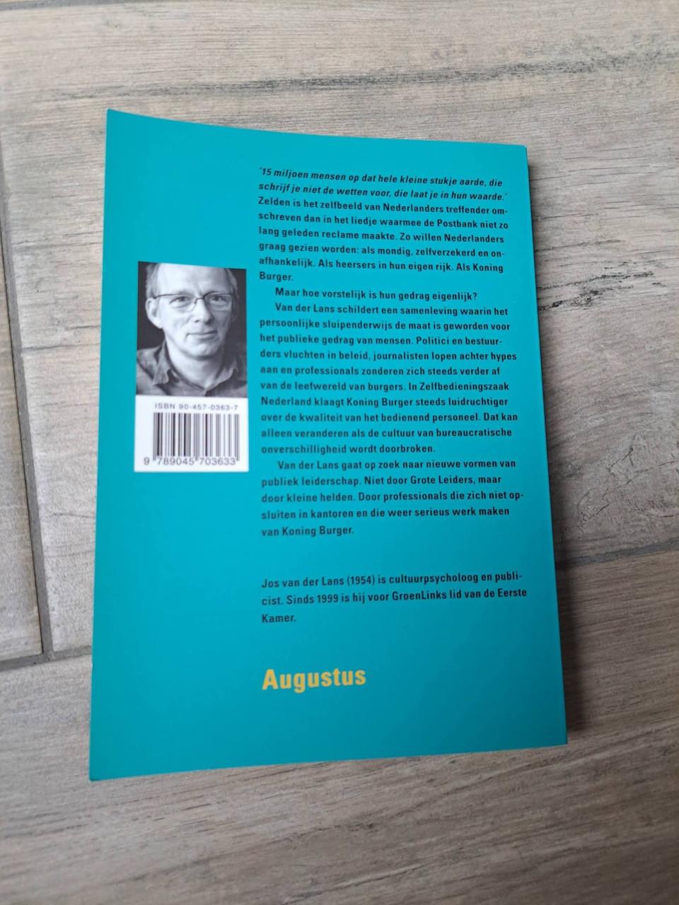 Koningburger van Jos van der Lans 124 pagina's