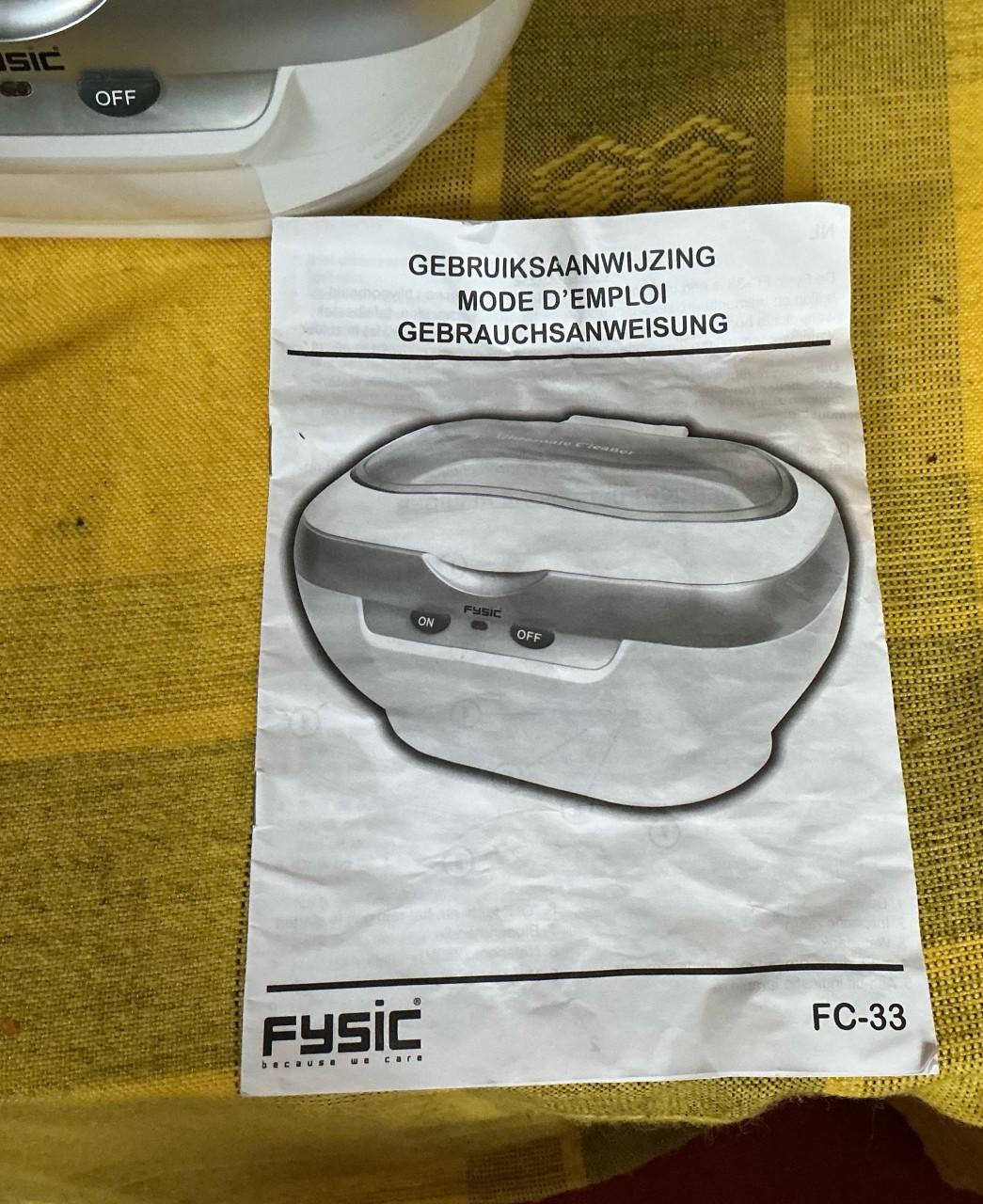 Fysic Ultrasoon reiniger