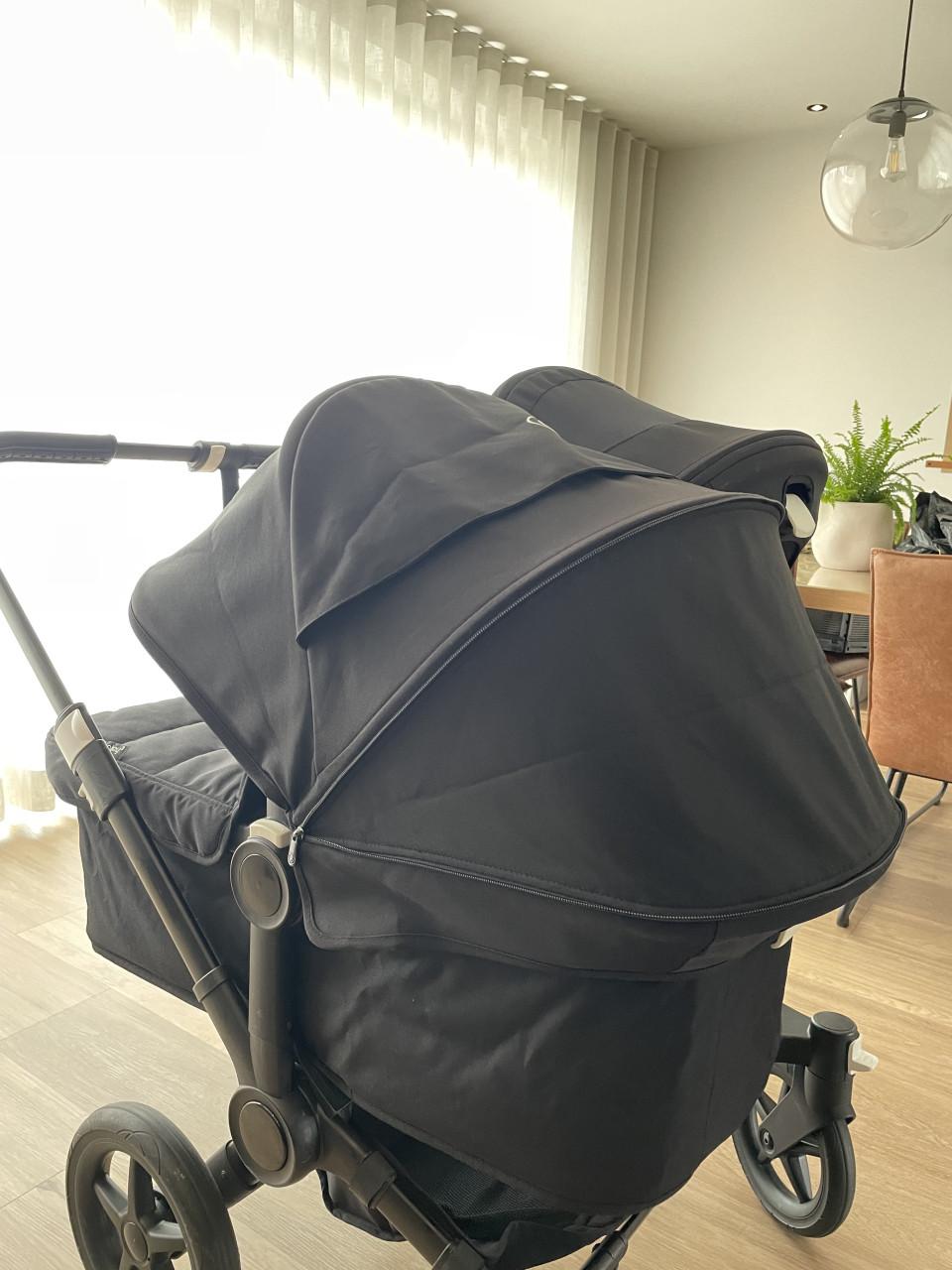 Bugaboo Donkey 3 Duo All Black - met veel accessoires