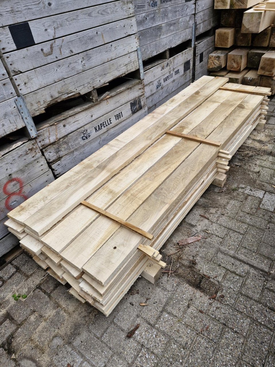 Tuinhout planken, balken en palen