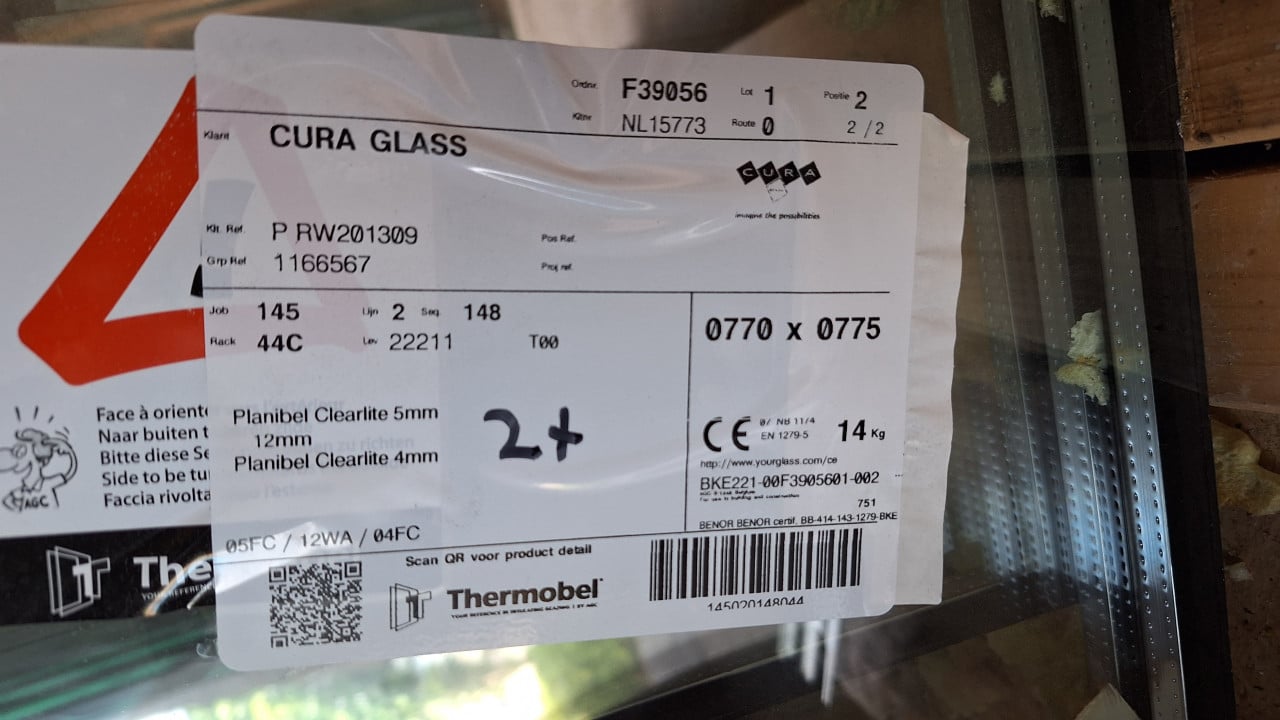 Gratis isolatieglas / dubbelglas
