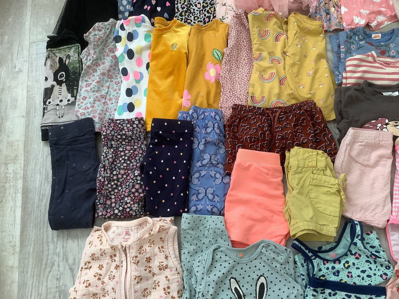 Meisjes Zomer Kledingpakket maat 92 - 43 stuks