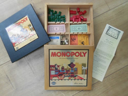 Monopoly limited edition houten doos versie Parker brothers