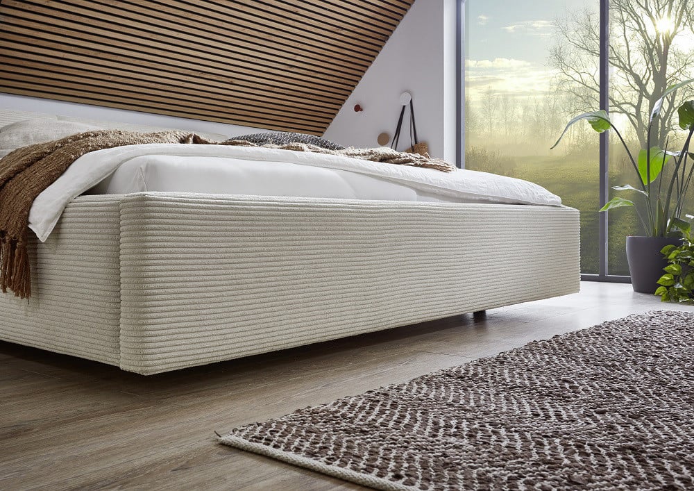 Design bed Claudia 160 of 180 x 200 cm met opbergruimte