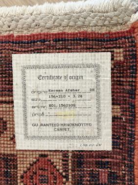 Perzisch vloerkleed 156 x 210 Kerman Asfhar