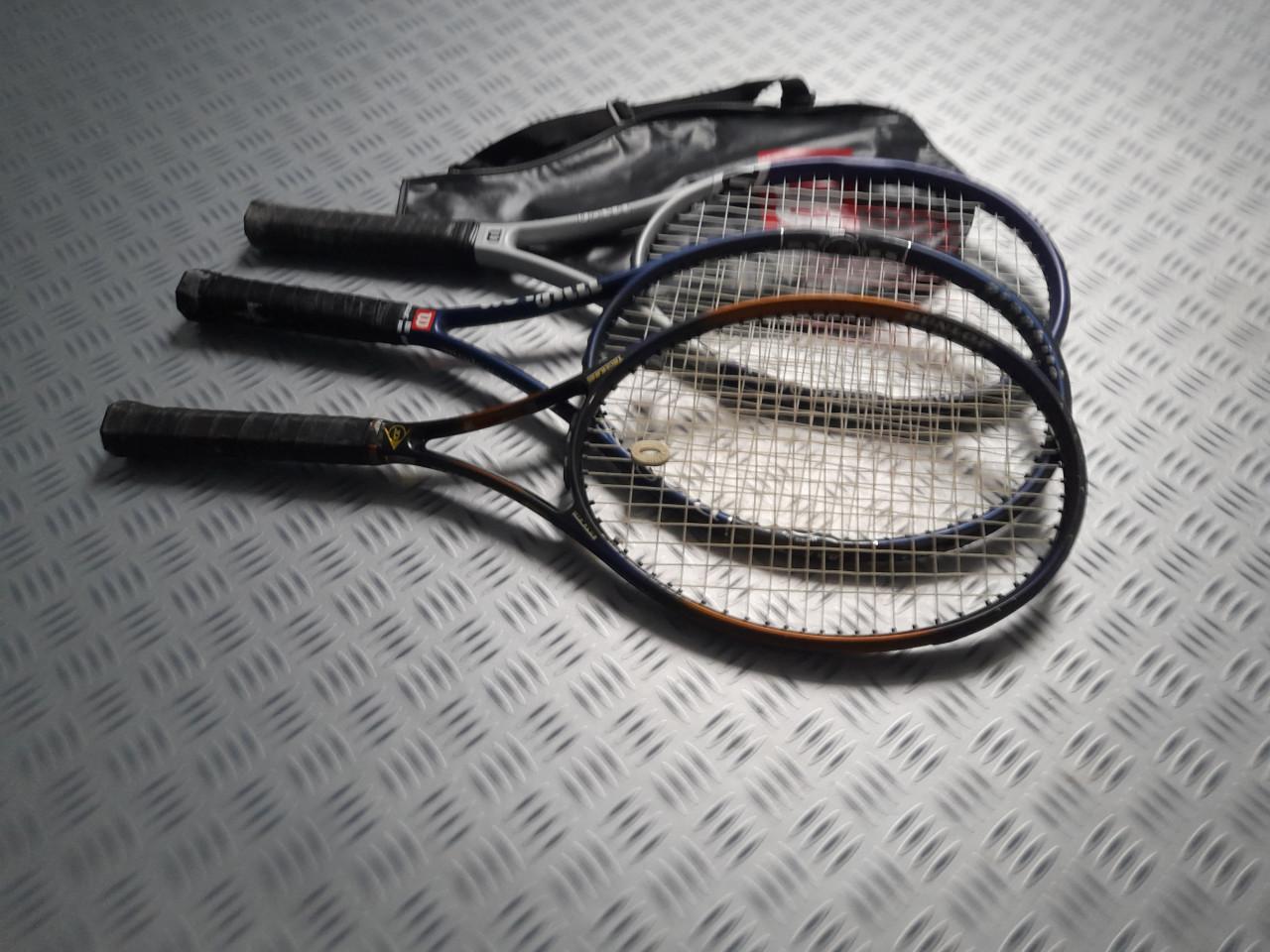 Babolat tennistas met 3 tennis rackets