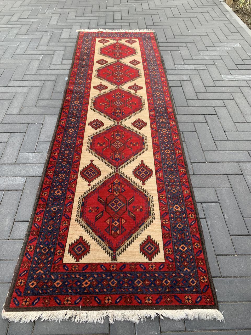 ❣️Prachtige Sfeervolle Handgeknoopte Vintage Loper❣️