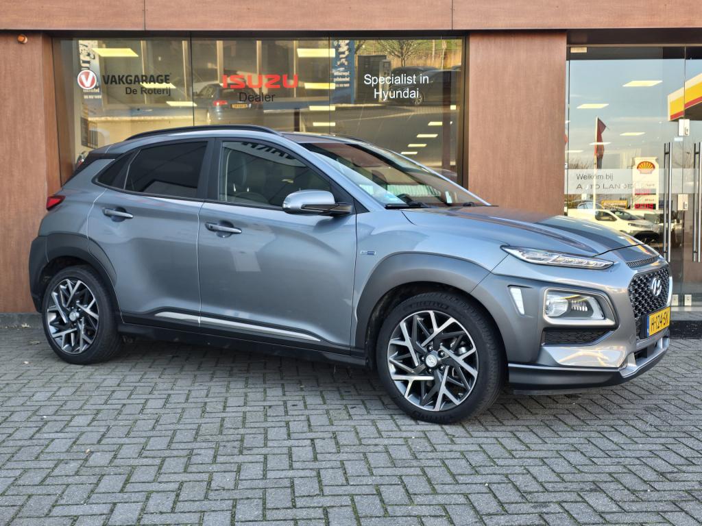 Hyundai Kona 1.6 gdi hev premium | lederen bekleding | stoel/stuur verwarmi