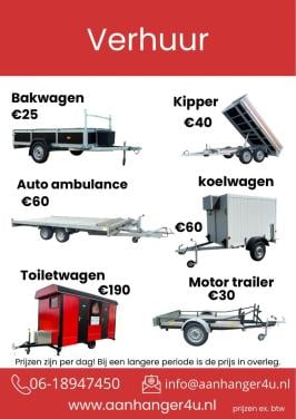 Aanhangwagens huren?
