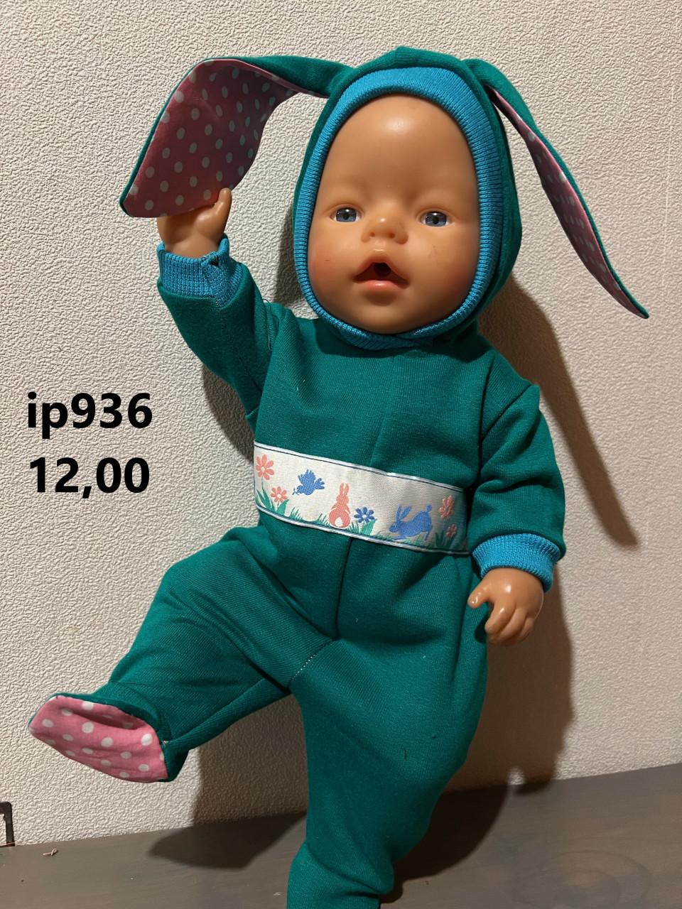 Poppenkleertjes baby born. Paashaas set . Opbrengst KiKa.