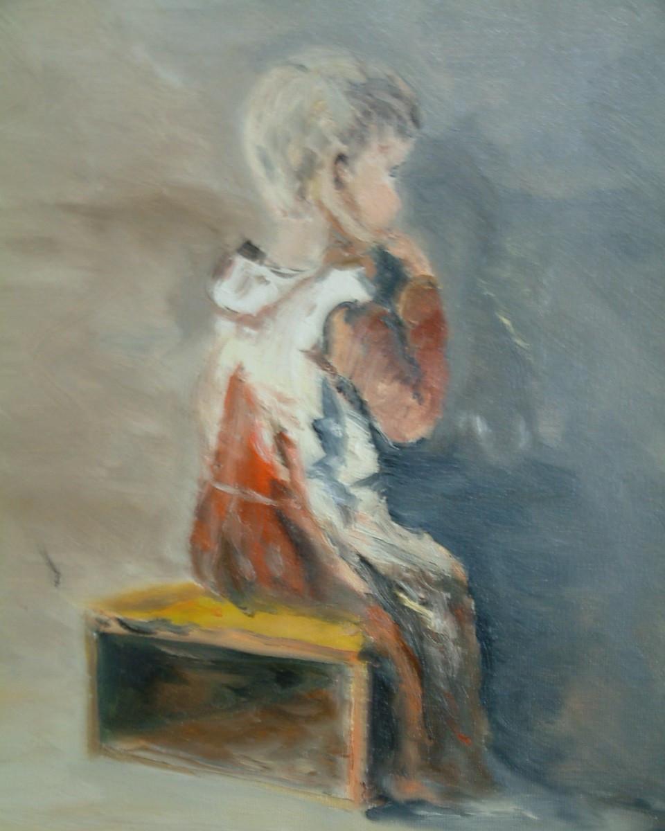 Schilderijen olie verf op doek Jac Caljouw  Arnemuiden