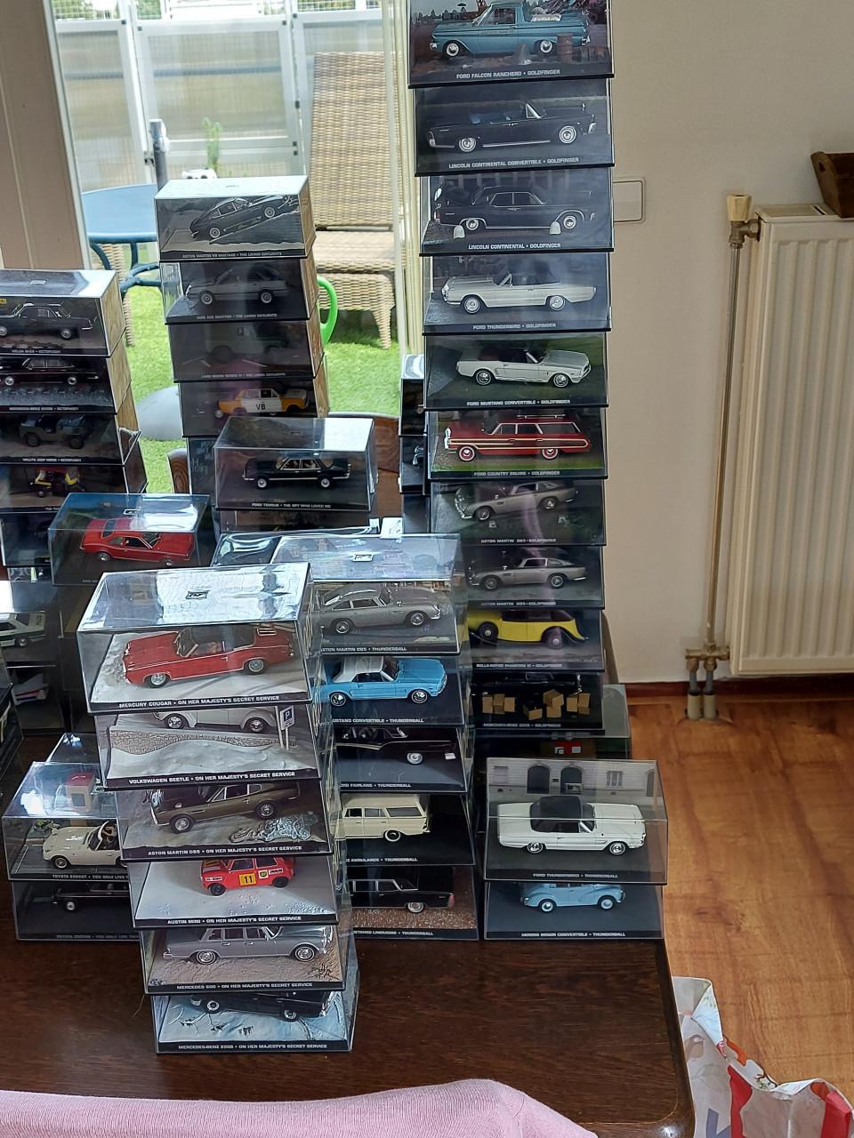 Collectie van James Bond Cars