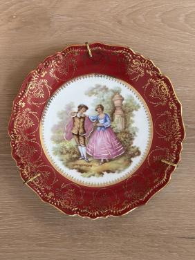 EEN LIMOGES FRAGONARD BORD