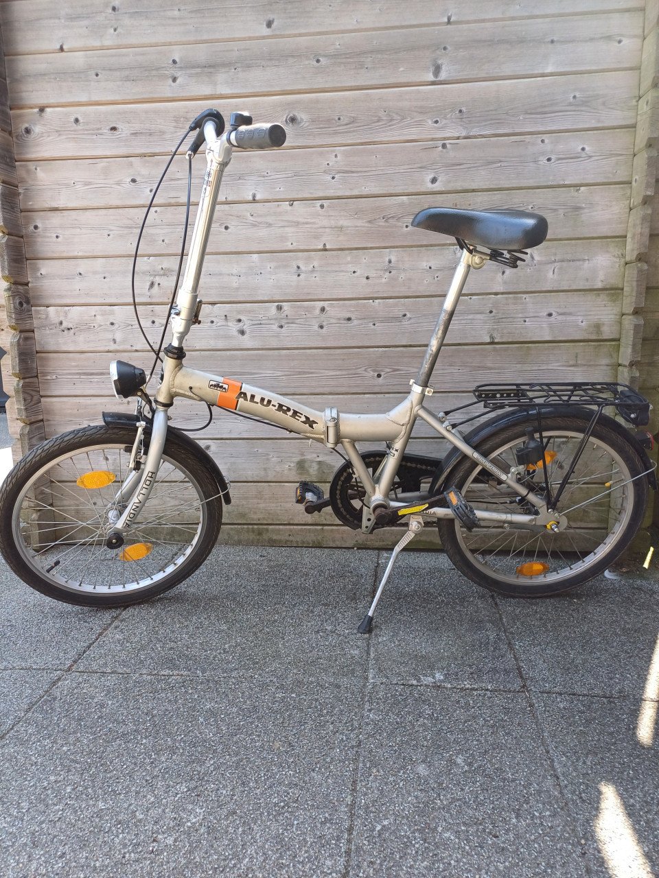 Alu-rex vouwfiets aangeboden.