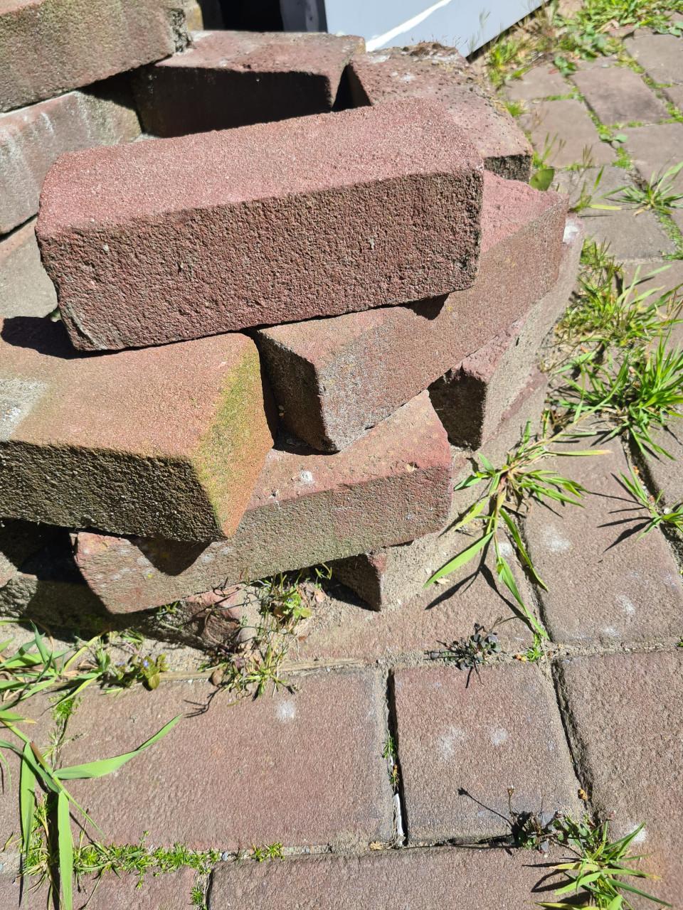 Gratis bakstenen (25 stuks)