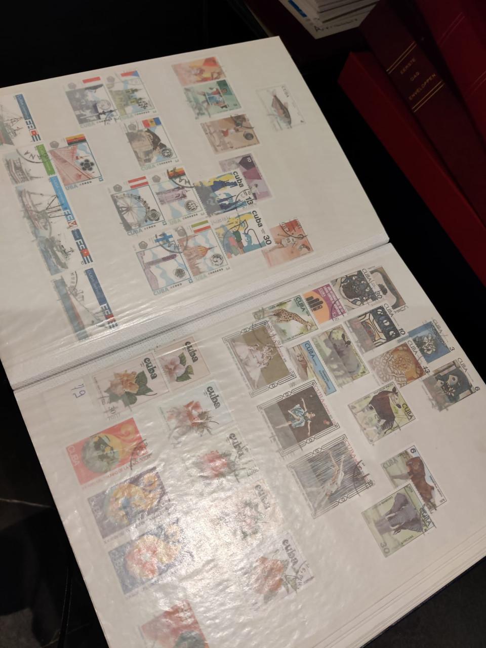 Verzameling Cuba in dik album