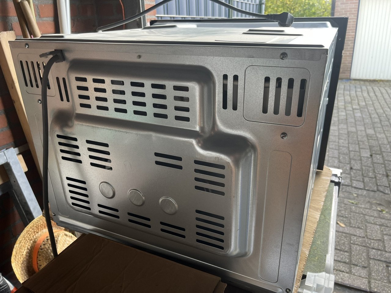 Oven-magnetron Pelgrim MAC696RVS inbouw