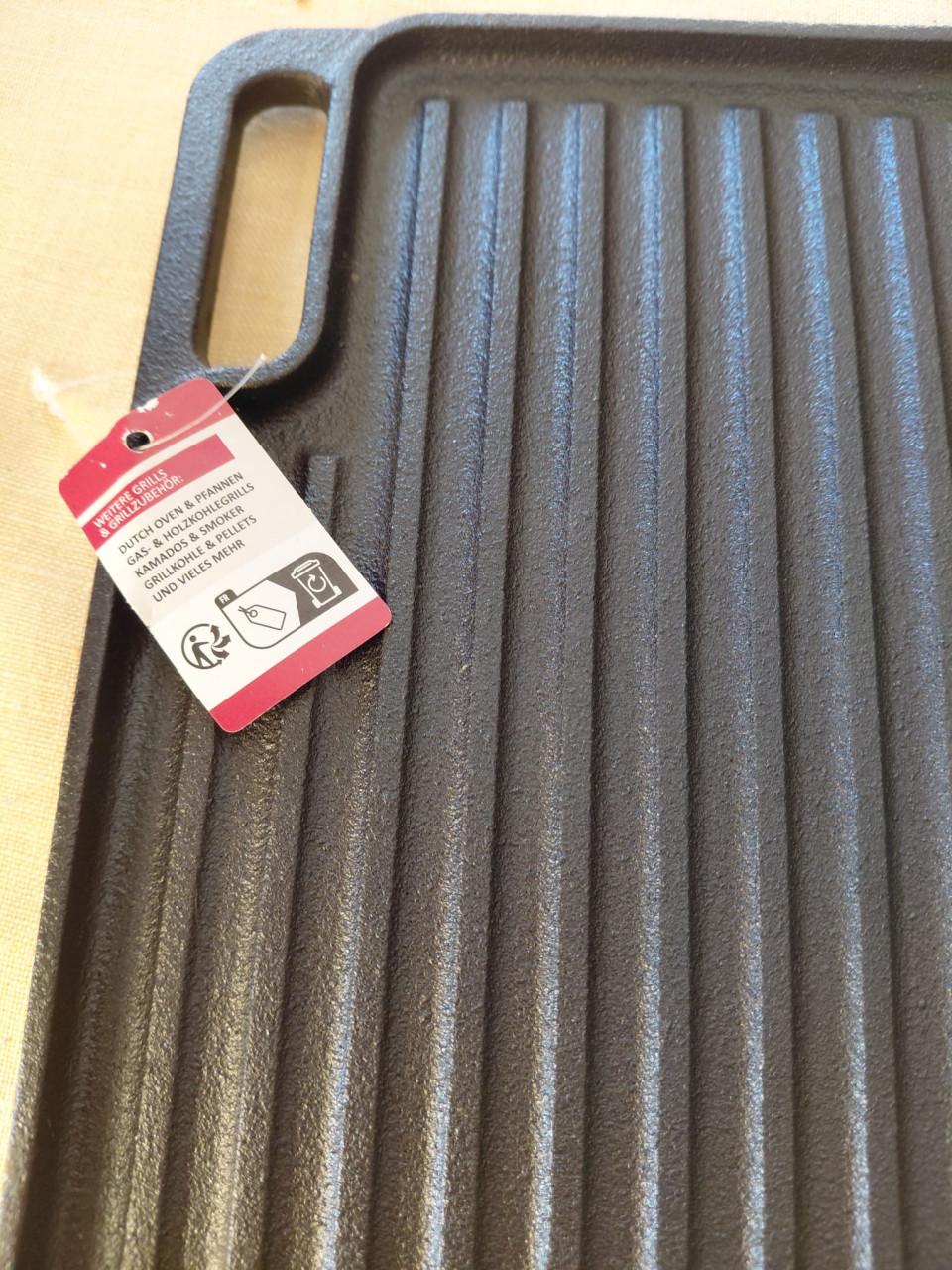 Grill plaat gietijzer NIEUW