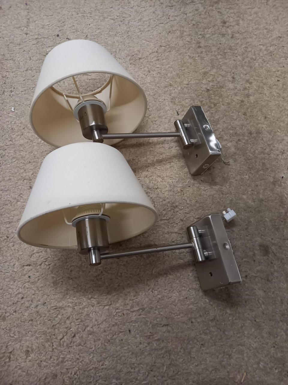 Mooie bedlampjes met kap samen 5 euro