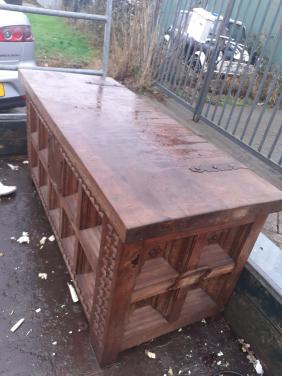 Mooie kwaliteit massief  *** DEKENKIST ***  in goede staat