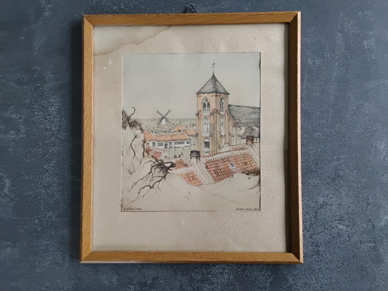 Prentje Zoutelande 1940 Anton Piek GERESERVEERD