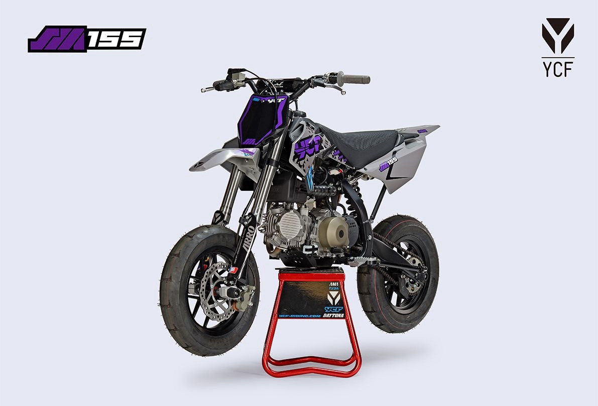 Nieuwe YCF supermoto pitbikes