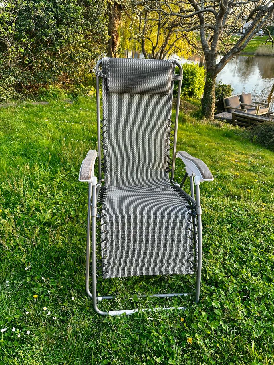 Tuinstoel relax, verstelbaar, merk Base Camp