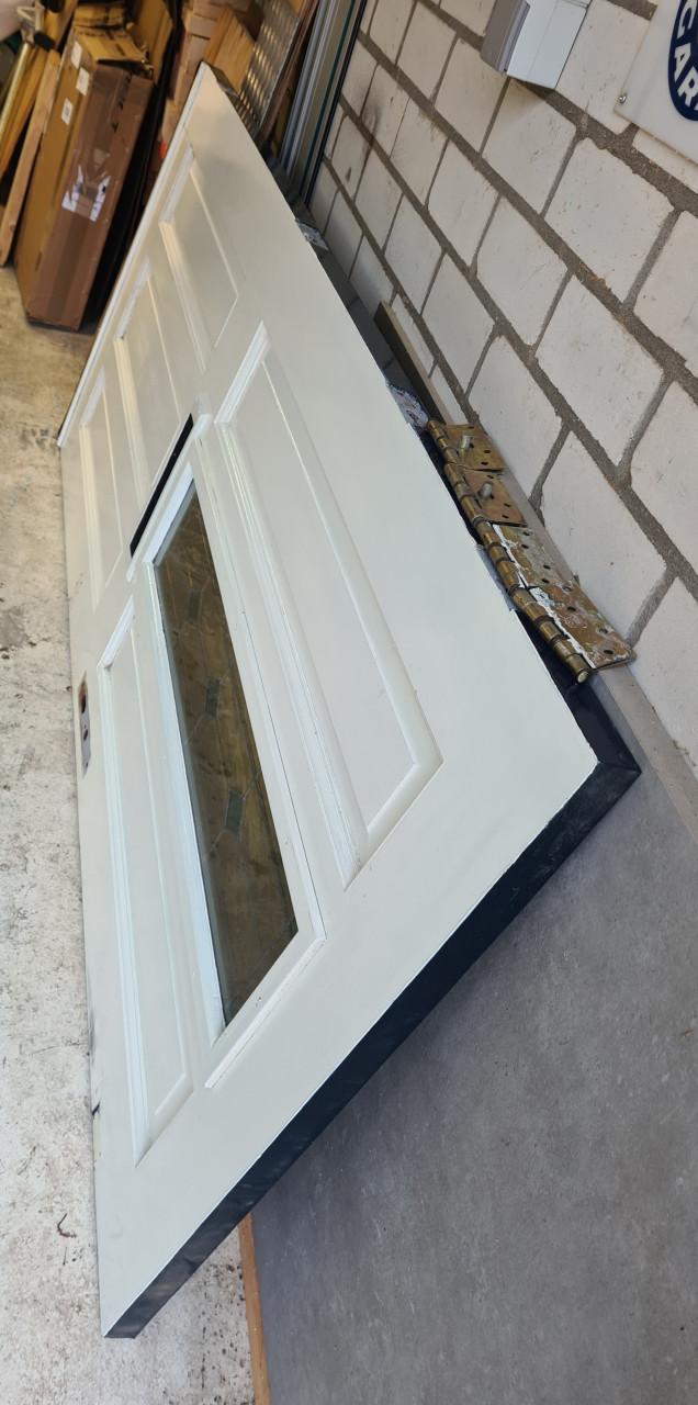 Merbau voordeur 209x92,5 cm zware degelijke kwaliteit