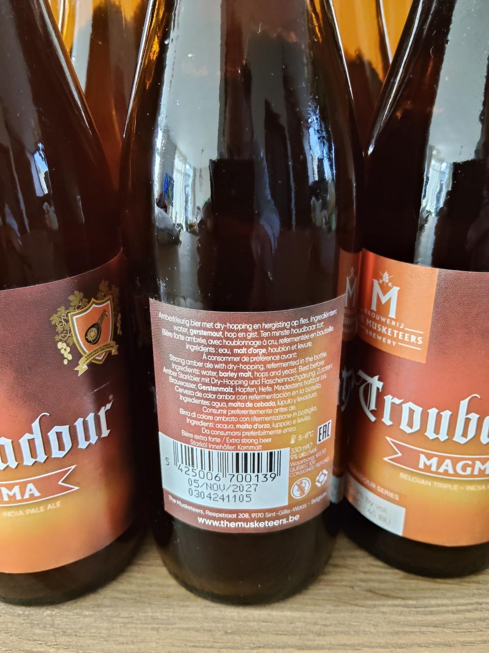 12 flesjes Troubadour Magma speciaalbier