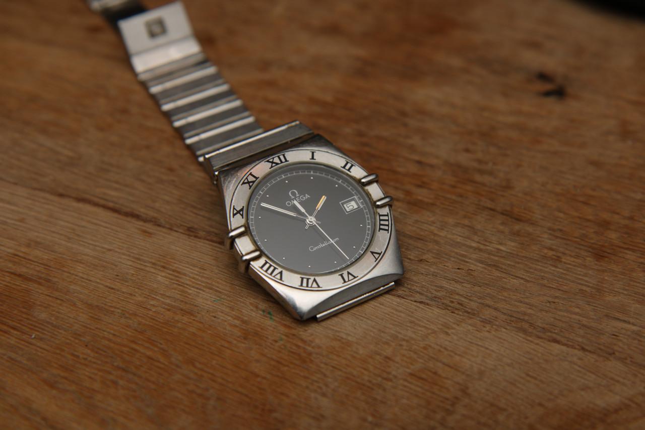 Vintage Omega Constelation (staal, zwarte wijzerplaat 32mm)